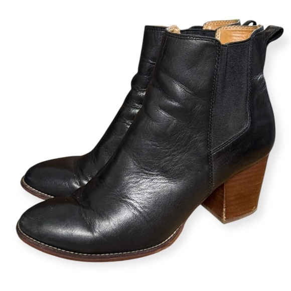 J. Crew‎ Women’s Black and Tan Ankle Boots 2 Pair Size 8.5 - Picture 4 of 9